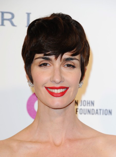Paz Vega no se pierde la fiesta de Elton John