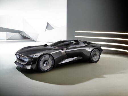 El Audi Skysphere Concept es un convertible que cambia de tamaño y esconde el volante