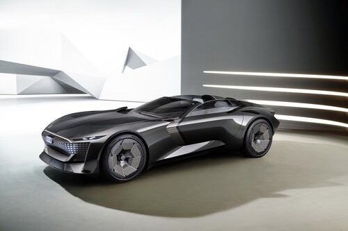 El Audi Skysphere Concept es un convertible que cambia de tamaño y esconde el volante