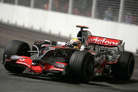 Hamilton, el otro gran beneficiado en Singapur