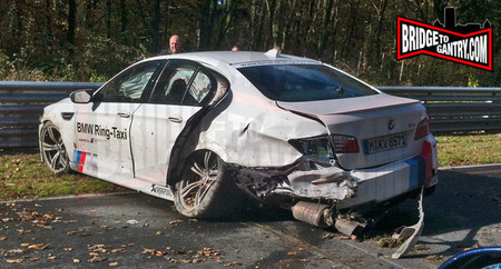 BMW M5 Ring Taxi accidente Nürburgring