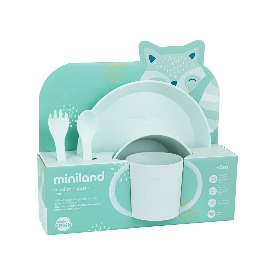 Miniland® Vajilla de aprendizaje