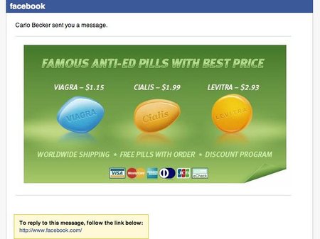 El spam se mueve a las redes sociales