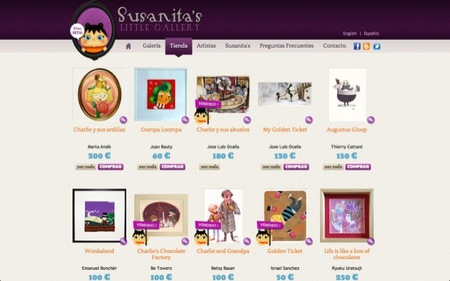 Susana de Susanita’s Little Gallery: "los niños son el público más sincero ante el arte animado que además admiran y disfrutan"