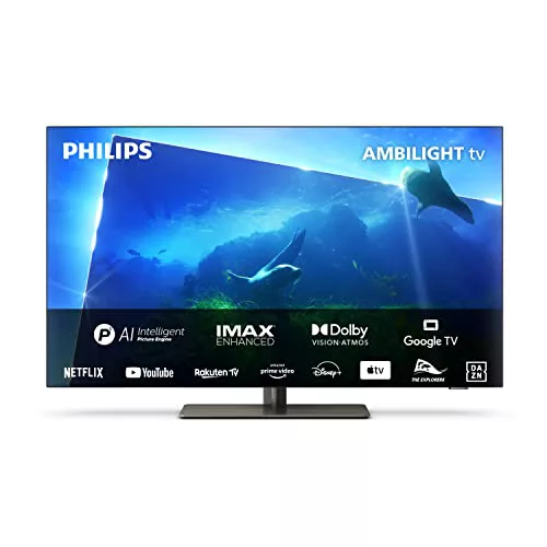 Philips Ambilight OLED818 106 cm (42 Pulgadas) Smart 4K OLED TV | UHD y HDR10+ | 120Hz 