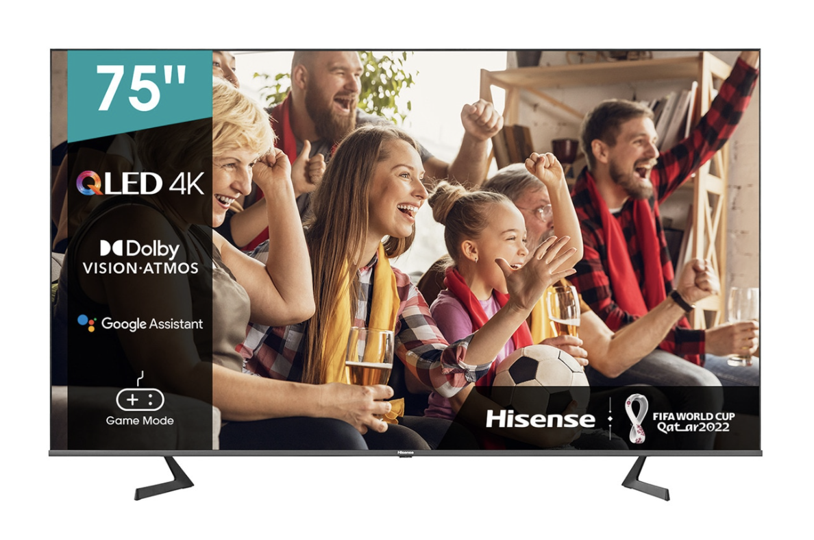 TV LED 190,5 cm (75") Hisense 75A7GQ UHD 4K, Quantum Dot, HDR Dolby Vision / HDR 10/ HDR 10 +,Smart TV