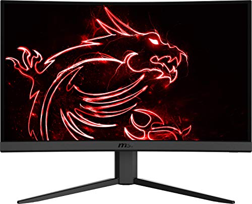 MSI Optix G24C4 - Monitor curvo Gaming de 23.6 " LED FullHD 144 Hz (1920 x 1080 p, Ratio 16:9, Panel VA, Anti-Glare, 1ms GTG), negro, compatible con consolas