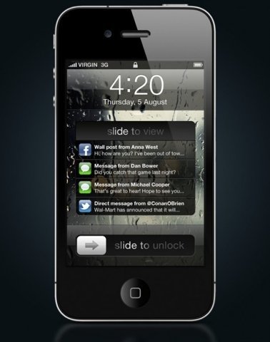 iOS Notifications, un interesante concepto de notificaciones para iOS en vídeo
