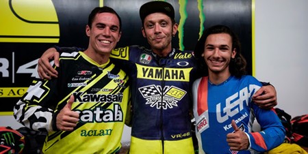 Ferran Sastre y Gerard Bailo han sido los primeros flat-trackers españoles en el rancho de Valentino Rossi