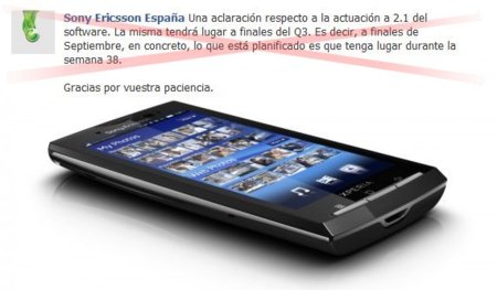 Las actualizaciones de los Xperia de Sony Ericsson se retrasan a octubre