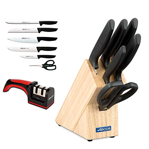 Arcos Juego de Cuchillos de Cocina Profesional y Afilador