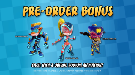 Así lucen los personajes de Crash Team Racing Nitro-Fueled con estas skins futuristas por la reserva del juego