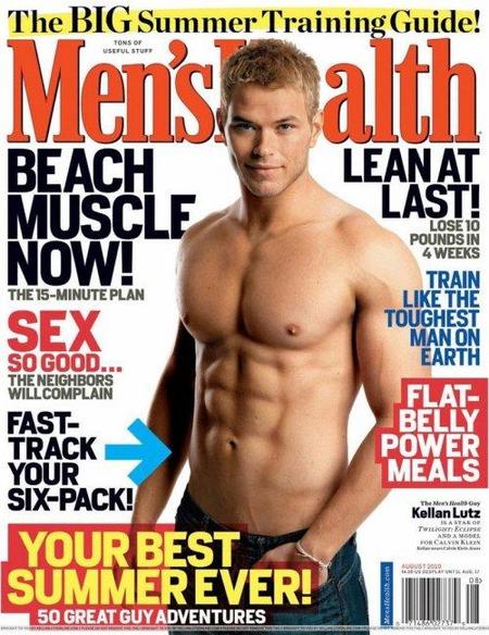 Kellan Lutz nos prepara para quitarnos la camiseta este verano