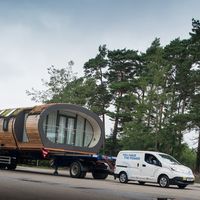 Nissan presenta la nueva e-NV200, con hasta 280 kilómetros de autonomía y la casa a cuestas