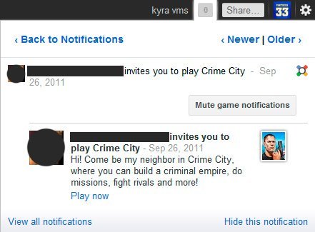 Google+ introduce notificaciones en el pestaña del navegador e implementa cambios en Games