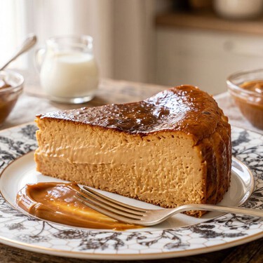 Cómo hacer cheesecake de dulce de leche con 1 lata: queda ultra cremoso y doradito 