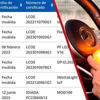 La DGT la lía con las luces V16 una vez más: en su listado de homologadas aparece "fecha inválida" en la fecha de certificación. ¿Sirven o no sirven?