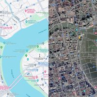 Los mapas de China no son como los del resto del mundo y por eso vemos carreteras en lugares donde no corresponde
