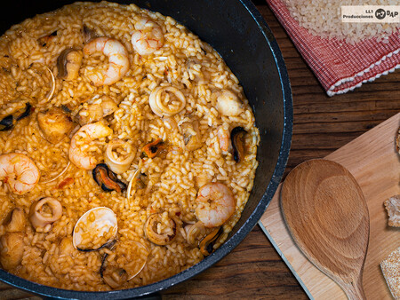 Arroz marinero, sencillo y rápido, con una receta fácil para hacer seco, meloso o caldoso