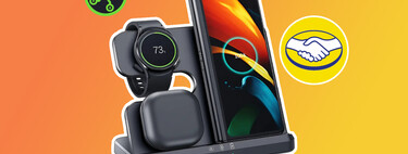 Solo necesitas 296 pesos para cargar tu celular, reloj y audífonos al mismo tiempo: base inalámbrica ahora en liquidación 