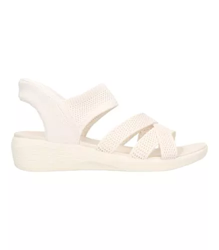 Skechers - ARYA, Sandalia Mujeres, White,
