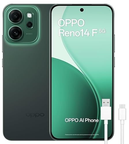 OPPO Reno14 5G – Smartphone Libre con IA, 8GB RAM + 256GB