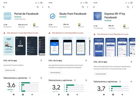 いずれかのアプリにアクセスすると、我が国では利用できないことが通知されます。