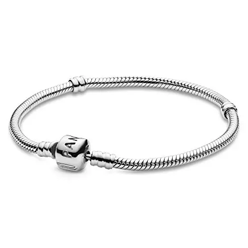 PANDORA Pulsera 590702HV-20 Mujer Plata Inscripción