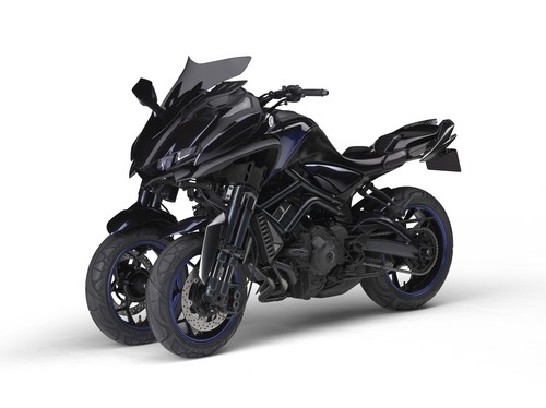 Curioso pero cierto. La Yamaha MWT-09 de tres ruedas finalmente se llevará a la producción