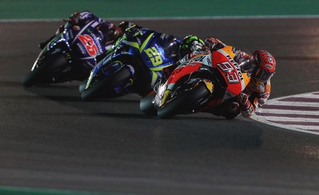 Marc Marquez Iannone Gp Catar 2017