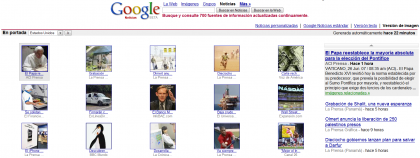 Google News en versión imágenes
