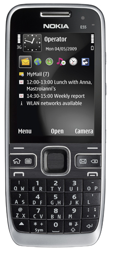 Anunciado el Nokia E55