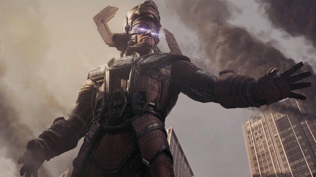 Un Galactus real impone más. Estas imágenes inéditas del rodaje muestran al espectacular villano de Marvel: «Es un regalo increíble para un actor»