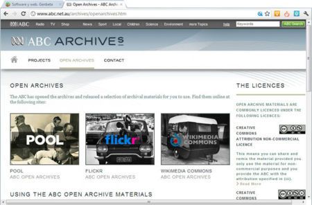 La televisión pública australiana libera gran parte de su archivo bajo licencia Creative Commons