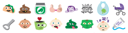 Al fin tenemos Momojis, nuevos emojis creados especialmente para los padres de bebés