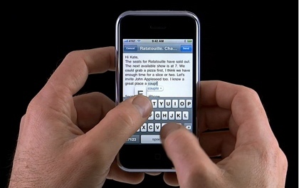 Así se utiliza el teclado virtual del iPhone