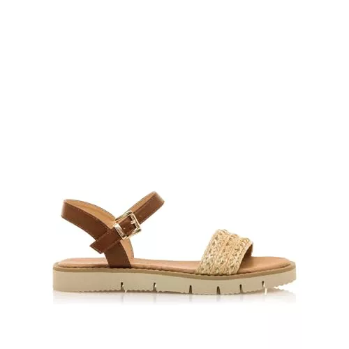 MTNG Sandalias Planas Mujer Siren L 53248 | 59615 | Braid NATURAL251