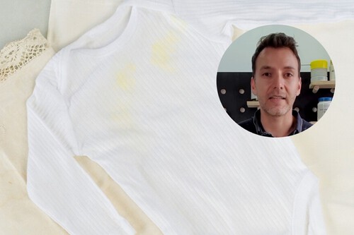 Cómo acabar con el amarillo de la ropa