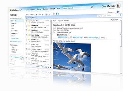 Windows Live Hotmail Wave 3