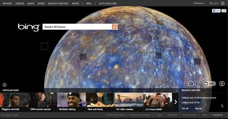 Cómo activar la versión estadounidense de Bing con tres clics