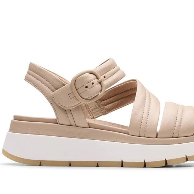 Sandalia Tuscan Strap en Cuero y suela TPR
