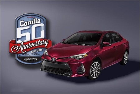 ¡El auto más vendido de la historia está de fiesta! Toyota celebra los 50 años del Corolla