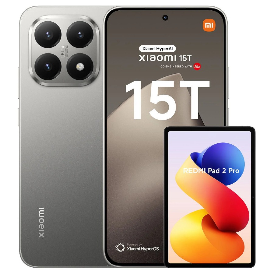 Xiaomi 15T (256 GB) + Redmi Pad 2 Pro (128 GB)
