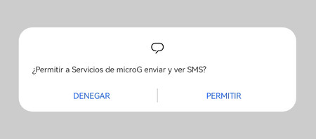 Parece una notificación de Google, pero no: es MicroG