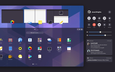 Así es 'Mobile shell', la nueva interfaz experimental de GNOME que busca la convergencia con la plataforma móvil