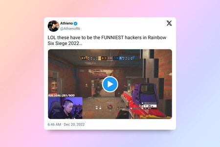 Tuit Athieno Rainbow Six Siege Hacker