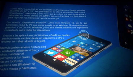 Lumia 550, 950 y 950XL: se filtran las características de los próximos smartphones de Microsoft