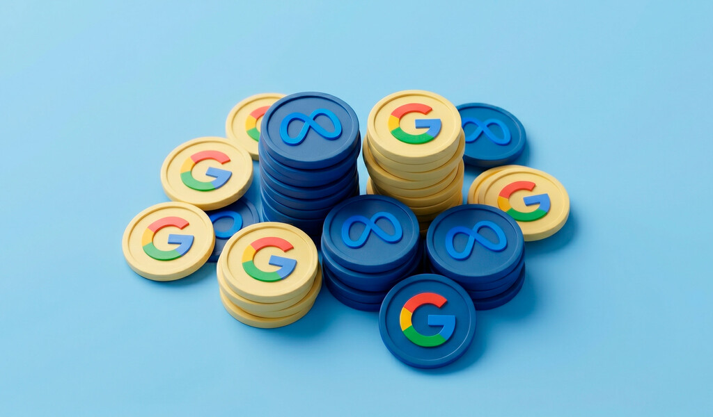 O fim da hegemonia: Meta deve superar o Google em publicidade digital até 2026