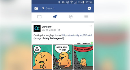 Ayuda, mi Facebook tiene un icono de un cohete