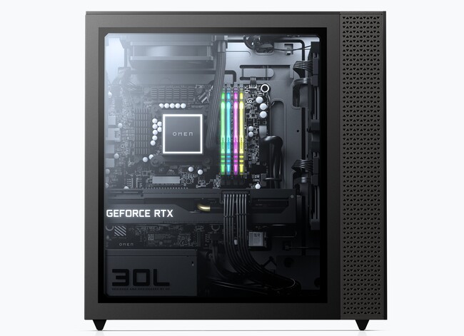 Los HP OMEN 30L se refuerzan con las RTX 3000 de NVIDIA: esta